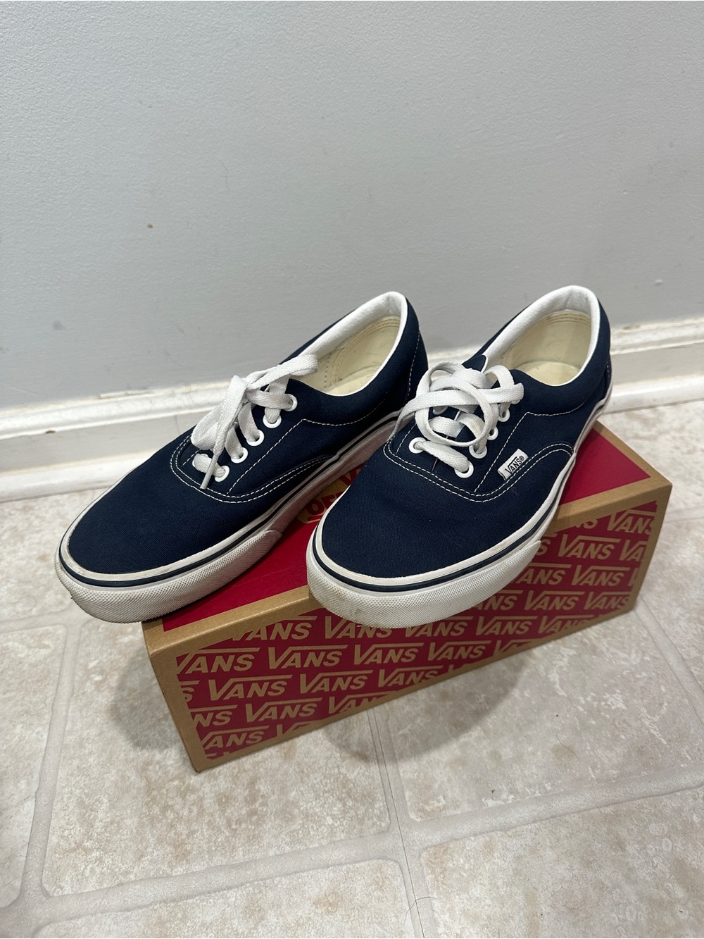 Vans Navy Authentic Lace-Up Sneakers